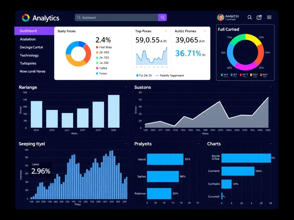 Dashboard and analytics interface