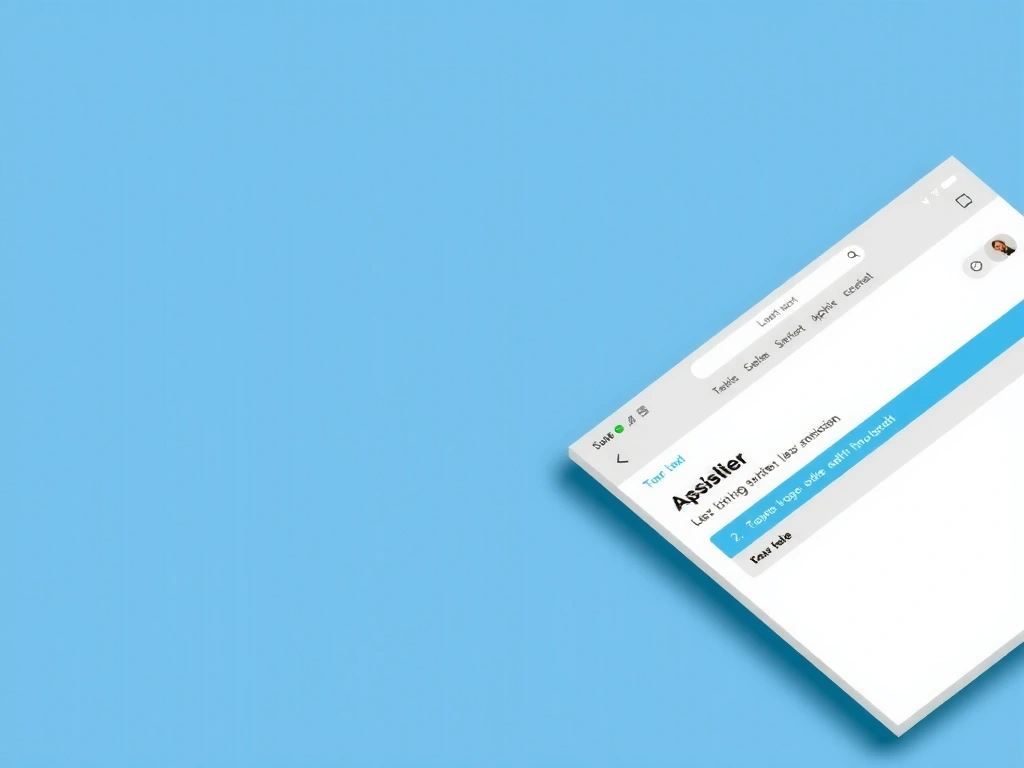 Modern web application interface design